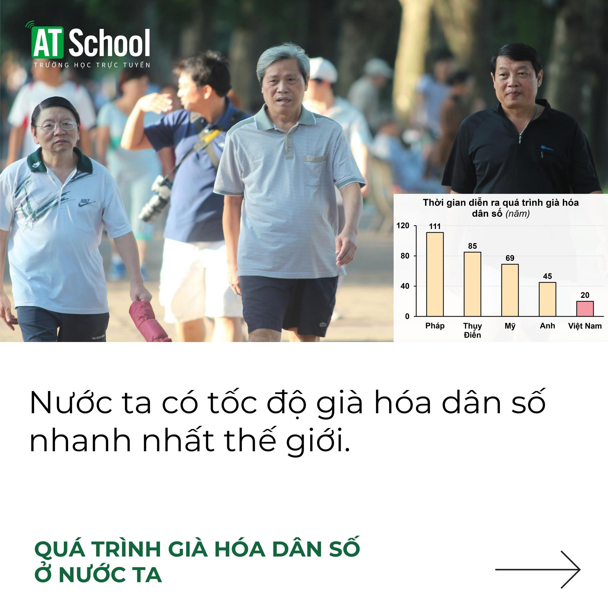 Quá trình già hóa dân số ở nước ta