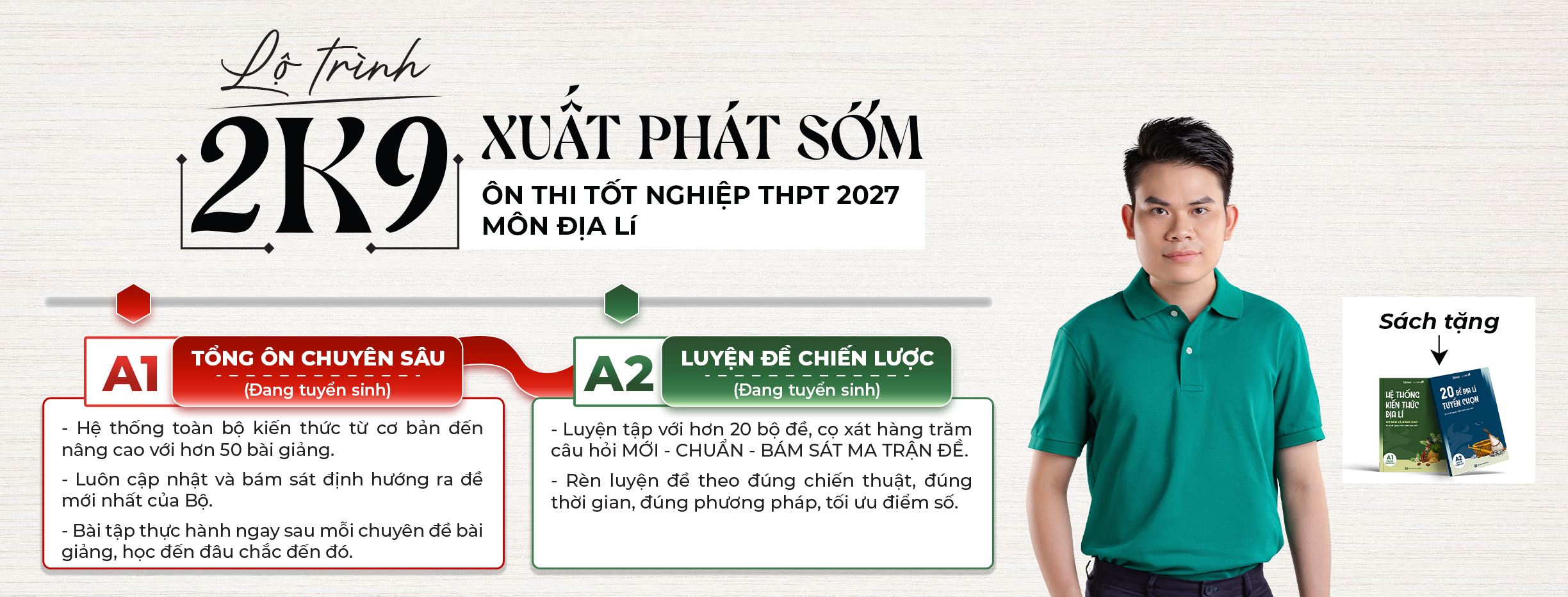 lộ trình ôn thi tốt nghiệp thpt 2027 môn địa lí