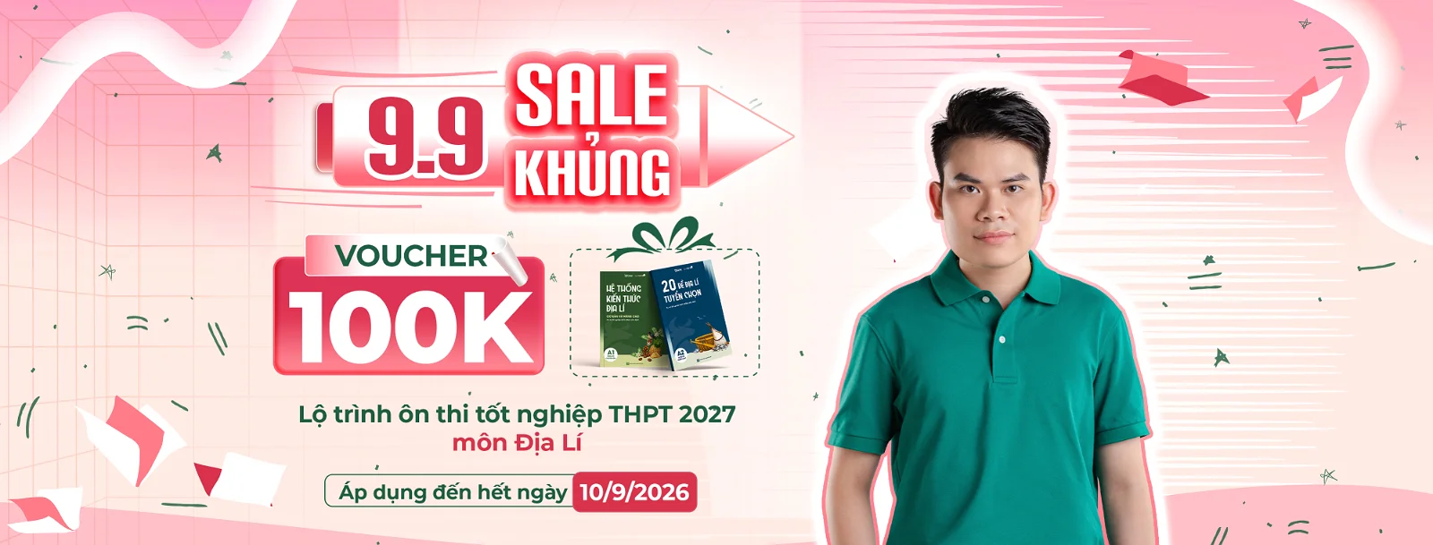 sale 9/9 ôn thi tốt nghiệp thpt 2027 môn địa lí